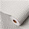 ZHXQRP Pannelli di Parete Termici dello Scudo Termico Dell'isolamento in Schiuma Staccabile e Incollabile Carta da Parati Autoadesiva Impermeabile Decorativa(Gray,0.5 * 10m/1.64 * 32.8ft)