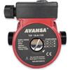 AVANSA 15-6/130, pompa di circolazione 230 V, pompa di riscaldamento DN15, attacco da 1 pollice, pompa di circolazione a 3 livelli, 130 mm, per sistemi di riscaldamento, acqua e aria condizionata
