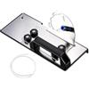 Generico Tile Chamfering Tool - Angle Grinder Stand | 45-Degree Stainless Steel | Water Pipe for Dust-Free Wet Cuts, Heavy Duty 10-Inch Frame, Stable Sliding Base, for Ceramic Stone Installation