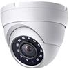 Real HD Telecamera di sorveglianza CCTV Dome TVI CVI da 2 MP, 2,8 mm, ampio angolo di visione 100°, telecamera a cupola 1080P, visione notturna da 19,8 m, per esterni, compatibile con TVI CVI AHD DVR,