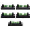 QOXEZY Livella tascabile a bolla con base magnetica per cannocchiale da armaiolo, livellamento accurato della linea, a 2 vie, compatto (5 pezzi)