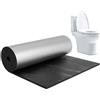 Generico Rivestimento Isolante Per Cassetta WC Pannello Impermeabile Autoadesivo | Isolante per Cassetta del Water 100x40 cm Protezione Per Bagno E Cucina