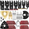 Besdiyart Set di 166 lame per seghe multiutensili, set di accessori per legno, plastica, metallo, oscillante, compatibile con Einhell Makita DTM51Z, Dremel, Parkside, Bosch e altri