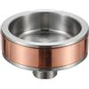 MAKA change your life quality MAKA Tappo Scarico Condensa Canna Fumaria Doppia Parete Aria Rame Ø 200 mm | Inox 316 interno, rame esterno, intercapedine aria 25 mm, altezza 105 mm, bicchiere 85 mm, scarico manicotto 3/4 gas