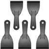 ZIOYANE Set di 5 spatole in plastica, spatole per mastice, strumenti per rimozione della resina e riparazione della parete della stampante 3D, colore nero