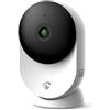 Nedis WIFICI12CWT | Telecamera Wi-Fi smart da interno | 3MP Full HD 1296p | Rilevamento movimento | Visione notturna | Compatibile Onvif | microSD e cloud | Bianca