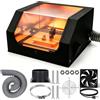 Honiako Engraver laser Enclosure 720 × 700 × 400 mm, copertura protettiva per taglierina laser con ventola di scarico e tubo, scatola ignifuga antipolvere per la maggior parte delle macchine per incisione