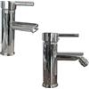 BAGNOCLIC RUBINETTERIA COMPLETA BAGNO LAVABO E BIDET MODERNI | SERIE COMPLETA IN OTTONE CROMATO | DESIGN ELEGANTE E FUNZIONALE | INSTALLAZIONE RAPIDA E SICURA | QUALITÀ RESISTENTE E DURATURA