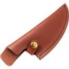 NQEUEPN Fodero in Pelle per Coltelli, Protezioni per i Bordi dei Coltelli in Pelle PU per Coltello da Disosso da 15,24 cm Protezione per la Lama del Coltello da Macellaio con Cintura ad Anello