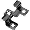GHIBFBT 100 clip per terrazze in acciaio inox, a forma di U, clip di fissaggio con ardiglione, per assi in WPC da esterni, per pavimenti in legno di bambù, giunti di dilatazione da 4 mm (nero, 7 mm)