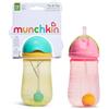 Munchkin Bicchiere Tip Sip x2 Ponderato | 12m+ | 296ml | Rosa/Giallo