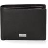 John Richmond Portafoglio uomo vera pelle nero - Casual 12.75x9.75x2 cm