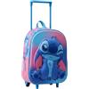 Disney Stitch Zaino con Ruote, Zaino Scolastico, Trolley per il Ritorno a Scuola, Zaino da Viaggio, Regalo per Ragazze