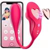 GQTYBZ Vibratore Donna Bluetooth con Uovo Vibrante Telecomandato, Sex Toys Vibratori Stimolatore Clitorideo Femminile Portatili Bullet G-Spot, App Vibratore per Donne per Mutandine Vibranti Sexytoysys Donna