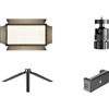 FytStycale Luce Video LED Portatile, style to 1 | Dimmerabile, Luce Led con deflettori Taglialuce, Alto CRI, per Fotografico, Vlogger
