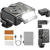 Godox Lux Junior II S Retro TTL Flash Speedlite per fotocamera Sony | 2,4 GHz wireless, doppio asse, sincronizzazione ad alta velocità 1/8000s, 400 full-power, compatibile con Sony ZV-E1, a7III