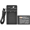 DSTE BLX-1 Batteria agli ioni di litio e caricatore micro USB, compatibile con fotocamera Olympus OM-1 OM1 Micro SLR System OM