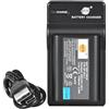 DSTE BP-SCL1 Batteria agli ioni di litio e caricatore micro USB, compatibile con fotocamera Leica MM, M9, M9-P, M8.2, ME/M-E, M9-M