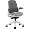 Steelcase Sedia da ufficio ergonomica: Series 1, supporto lombare, Truffle | Consegnata assemblata, ruote universali, materiali premium, fino a 150 kg e 190 cm, comfort della seduta.