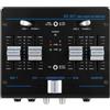 Thornton DJMIX2 - Mixer DJ a 2 canali Con Interfaccia Audio USB | LINE/PHONO, 2 ingressi microfonici, crossfader fluido e doppie uscite per cuffie.