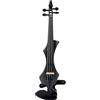 GEWA Violino elettrico GEWA, violino elettronico, Novita 3.0 nero con poggia spalla Wittner, 4 corde