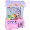 Mini Electric Claw Machine Fun Play Light Music Coin Game Box Regali Per Bambini