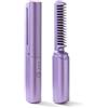 Vilgftyiet Pettine per capelli ricaricabile 2 in 1 | Design compatto 17 x 3 x 3 cm con ricarica USB e protezione di sicurezza anti-scottatura per una facile acconciatura.
