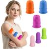 SLIAXINT Set di 9 Coppettazioni in Silicone, con Ventosa In Silicone, per Coppettazione Facciale E Coppette In Silicone, per Viso, Collo E Corpo, per Massaggio Facciale E Benessere
