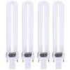 GAmira EIMINB4 lampade UV da 9 W, lampadine di ricambio per unghie da 9 W, tubo lampada UV, adatto per lampada per polimerizzazione delle unghie con macchina gel UV.