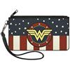 Buckle-Down Portafoglio con Zip Wonder Woman Small Donna