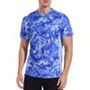 MEETWEE Rash Guards Uomo, Manica Corta Maglietta Sportiva Maglia Protettiva Anti UV Magliette Sportive T-Shirt Short Sleeve Piscina Running, Protezione Solare UPF 50+