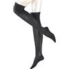 FALKE donna No. 3 parigine traspiranti termoregolanti antiodore lana seta sottili eleganti brillantezza leggera cuciture piatte alla punta tinta unita 1 paio