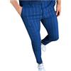 OBiQuzz Pantaloni da uomo slim fit, pantaloni chino a righe, pantaloni da lavoro, gamba dritta, sottili, casual, eleganti, lunghi e per il tempo libero