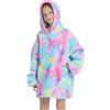 Binnan Felpa con Cappuccio Oversize per Bambini, Coperta Oversize con Cappuccio, Sherpa Fleece con Tasca, Felpa Coperta Gigante per Adulti, Uomini, Donna, Fidanzata, Bambini e Ragazzi