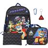 Bioworld Five Nights at Freddy's Security Breach Fazcade 5-Piece Backpack Set (Little Big Kid) Zaino, Blu, Taglia Unica Unisex-Adulto