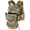 VOTAGOO Plate Carrier con chiusura rapida 500D da uomo con tasca a goccia, gilet da allenamento regolabile per esterni, Taglia unica (CP/RG/BK)