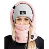 Senllen Passamontagna in Pile Antivento per Il Freddo Maschera da Sci Invernale Traspirante Maschera Termica Scaldacollo Sciarpa Casco Cappuccio