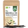 Alpi Nature 25 Bacche di Vaniglia Bourbon Madagascar BIO 11-13cm | Vaniglia Bacche Madagascar Qualità Premium per Dolci, Ideale per Torte, Biscotti, Gelati e Budini