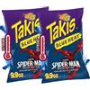 Generic 2X Confezione Per Takis Blue Heat 100 g - Edizione Speciale Spider-Man: Brand New Day | Tortilla Chips al Chili e Lime | Snack Piccante | Confezione da Collezione | 2x100g