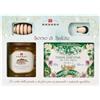 Brezzo Sorso di Salute Cofanetto Regalo con Miele di Acacia 250 g, Tisana Bio Digestiva 20 Filtri e Spargimiele in Legno - Idea Regalo Benessere per Colazione, Merenda e Dopo Pasto