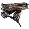 LA VANILLERIE 10 Baccelli di Vaniglia Nera Bourbon del Madagascar 14 cm - Gourmet Grand Cru - Baccelli Premium Morbidi e Carnosi - La Vanillerie