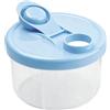 Generic POT della polvere di formula degli erogatori del latte in polvere | Dispenser per latte in polvere, confezione da 3 contenitori Tiny To Tots 0M + senza BPA, 3 scomparti separati per porzionare