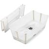 Stokke Vaschetta Bagnetto Flexi Bath® XL, per Bambini fino a 6 Anni, Beige | Vaschetta bagnetto pieghevole per neonati e bambini fino a 6 anni, ideale da condividere tra fratelli, senza BPA.