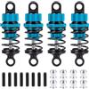ZHRCFUN 4 ammortizzatori anteriori e posteriori da 50 mm, blu, per Tamiya 1 | Ammortizzatore a pressione dell'olio da 50 mm, in alluminio, blu, telaio Tamiya M, M03 M04 M05 M06