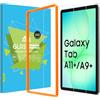 MoKo 2 Pezzi Pellicola Protettiva per Samsung Galaxy Tab A11+ 2025/A9+ 2023 | Vetro temperato con Cornice di Montaggio, Ultra Trasparente, Anti-graffio, Durezza 9H, Tab A11 Plus /A9 Plus 11'' 2025/2023