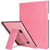 Caweet Custodia con supporto per carta Remarkable Pure 10,3 2026, Rosa | Custodia rigida in pelle PU con cavalletto pieghevole e funzione di accensione automatica con portapenne e cinturino da polso