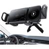 Generic Caricatore Wireless per Auto Supporto per Cellulare in Auto | Supporto Smartphone Piegevole, Ricarica 15W Doppia Bobina per Auto