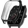 XoTek Custodia per Xiaomi Amazfit GTS 4 Full Cover Case Screen Protector con pellicola protettiva integrata (nero)