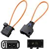 VZRJQ 1 Set Cavo Fibra Ottica Connettore, Adattatori Loop Bypass Fibra Ottica Auto, Connettori Maschio Femmina per Test Anello Ottico, Strumento Diagnostico per Autoradio
