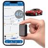TKMARS Mini GPS Tracker Auto 4G Senza Abbonamento, Localizzatore GPS Magnetico con App e SMS, Tracciamento in Tempo Reale, Geofence, Allarme Movimento, Storico 6 Mesi, SIM Richiesta